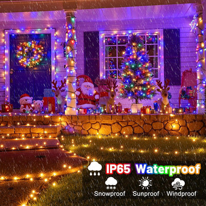 Lumify Home Bedroom String Lights 100FT – Warm White & Multicolor Dimmable LED Lights with Remote and Timer for Cozy Home Ambiance