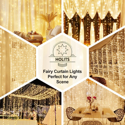 Luminos Glow Child-Safe Curtain Lights – Nursery Wall Lighting with Cool-Touch LED Glow