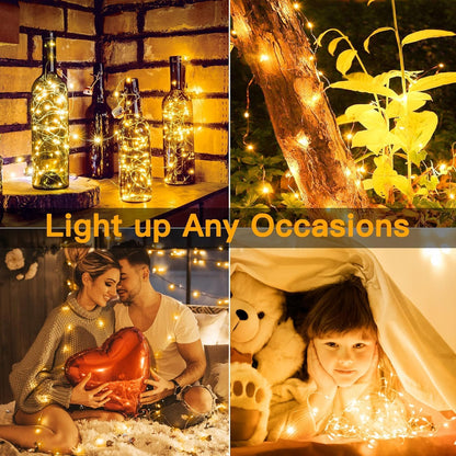 Lumoonos Fairy Lights – Thoughtful Birthday Gift for Her with 72+ Hours of Warm Glow