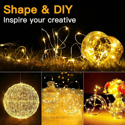 Lumoonos Fairy Lights – Thoughtful Birthday Gift for Her with 72+ Hours of Warm Glow