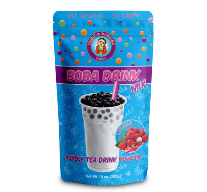 LYCHEE Boba/Bubble Tea Drink Mix Powder By Buddha Bubbles Boba (10 Ounce / 283 Grams)