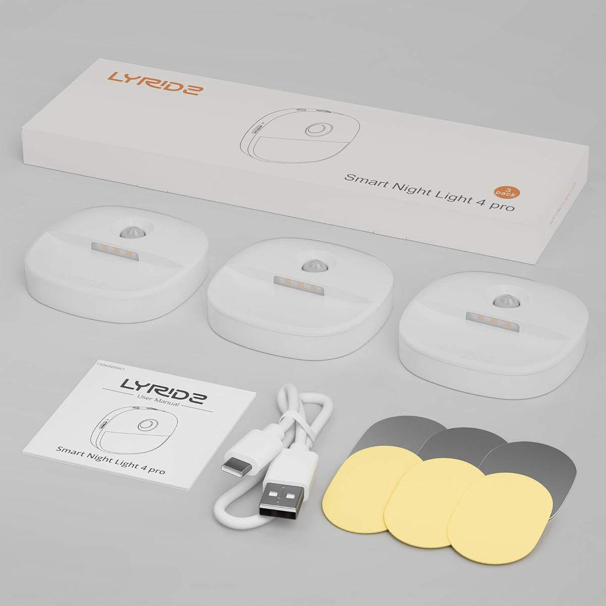 Lyridz Motion Sensor Nightlight for Kids' Room – 2700K Eye-Safe Glow That Won't Wake Sleeping Children