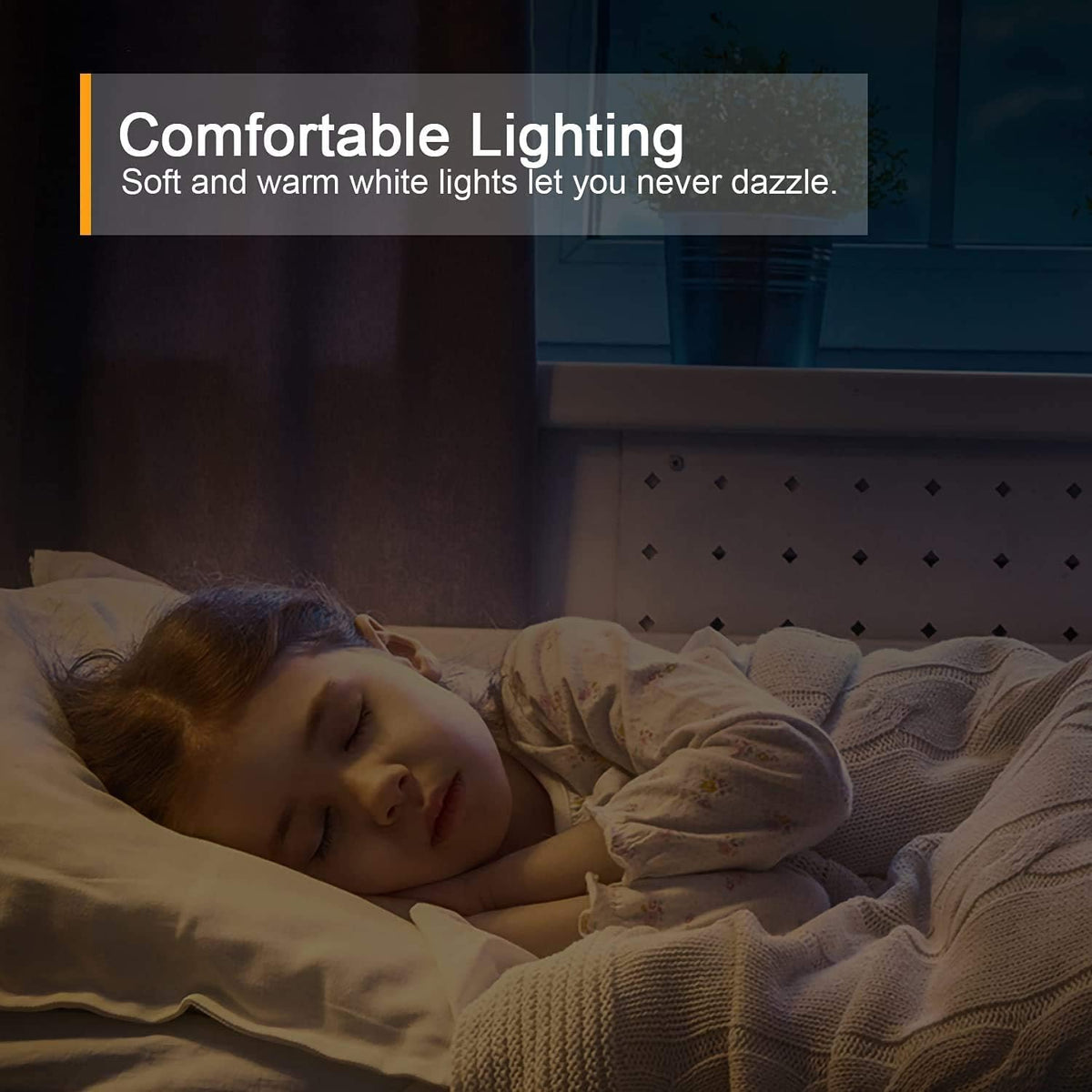 Lyridz Stick On Night Light for Kids Room and Hallway, Touch Dimmable LED with Auto Shutoff for Safe Potty Trips at Night