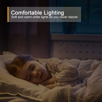 Lyridz Stick On Night Light for Kids Room and Hallway, Touch Dimmable LED with Auto Shutoff for Safe Potty Trips at Night