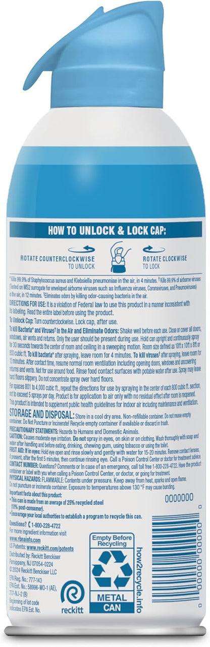 Lysol Disinfectant Air Spray – Mindful Home Fragrance for Yoga Room, Bath Time, and Meditation Corners