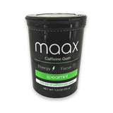 Maax Caffeine Energy Gum | Camping & Backcountry Caffeine Chews | 125mg Spearmint, 25 Pieces