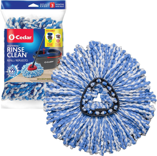machine-washable and reusable microfiber head for repeated use