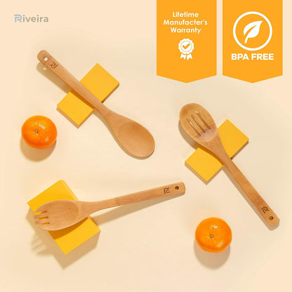 made from 100% organic bamboo and premium hardwoods (maple, walnut, cherry, teak) that resist cracks, stains, and odors