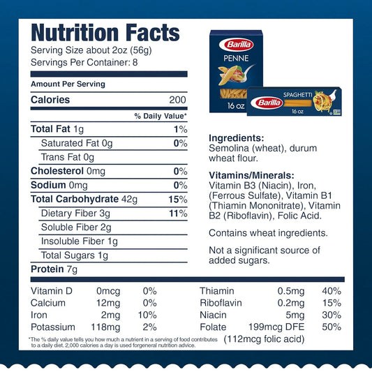 made from durum wheat semolina for firm al dente texture