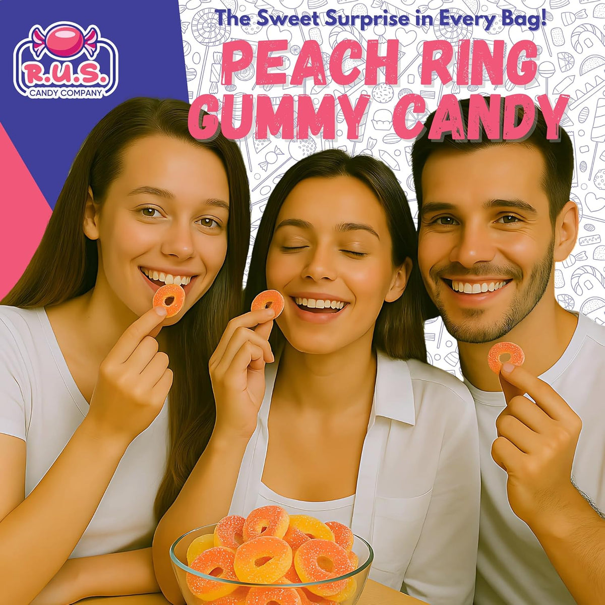 made in the usa under rus candy company quality standards