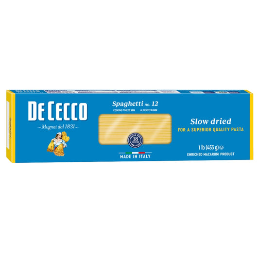 made with 100% durum wheat semolina (high-protein, hard wheat variety)