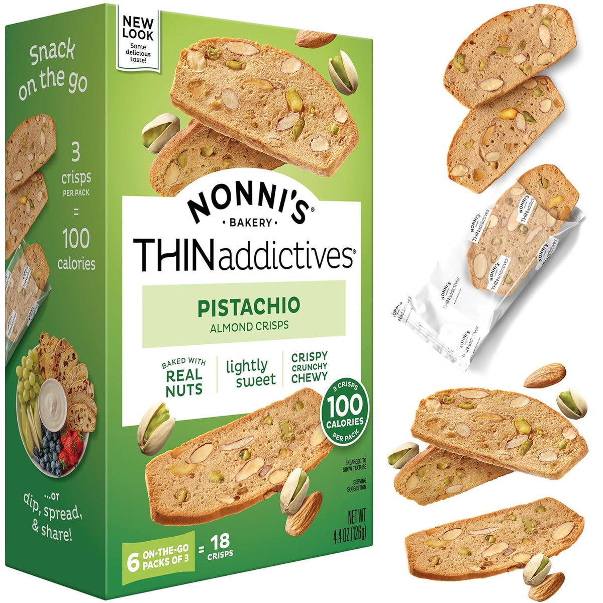 made with california almonds and pistachios baked into thin, crunchy crisps