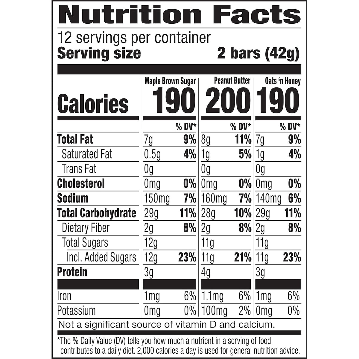 made with hearty whole grain oats as the primary ingredient