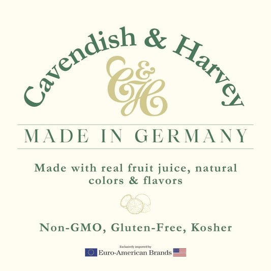 made with real fruit juice rather than artificial flavoring