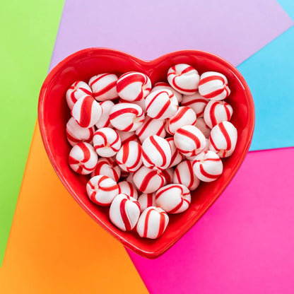 made with real peppermint oil as the primary flavoring