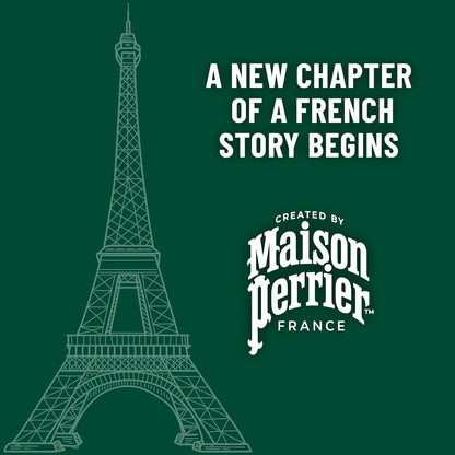 Maison Perrier Ultimate Sparkling Water, 16.9 Fl Oz Bottles for the Office Desk, 12 Count