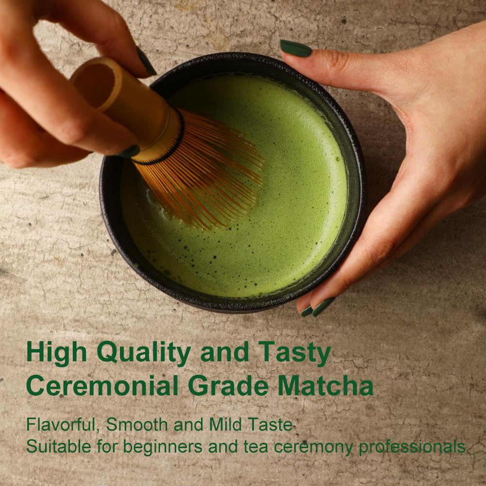 MatchAdmire First Harvest Matcha Powder for Home Office Focus Rituals and Sustained Calm Energy