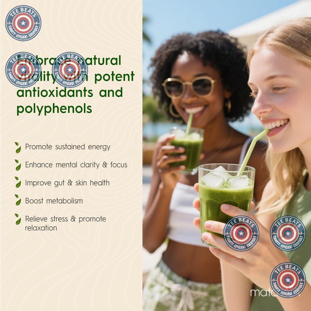 MatchAiA Ceremonial-Grade Matcha – Wind-Down Antioxidant Drink for Evening Self-Care Moments