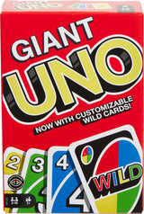 Mattel UNO Oversized Card Game - Modern Design Element for Home Game Room and Entertaining Space Decor