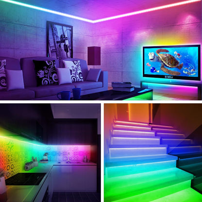 maylit ICRGB TV Light Strip – Calming Night Mode Glow for Wind-Down Routines and Mindful Viewing