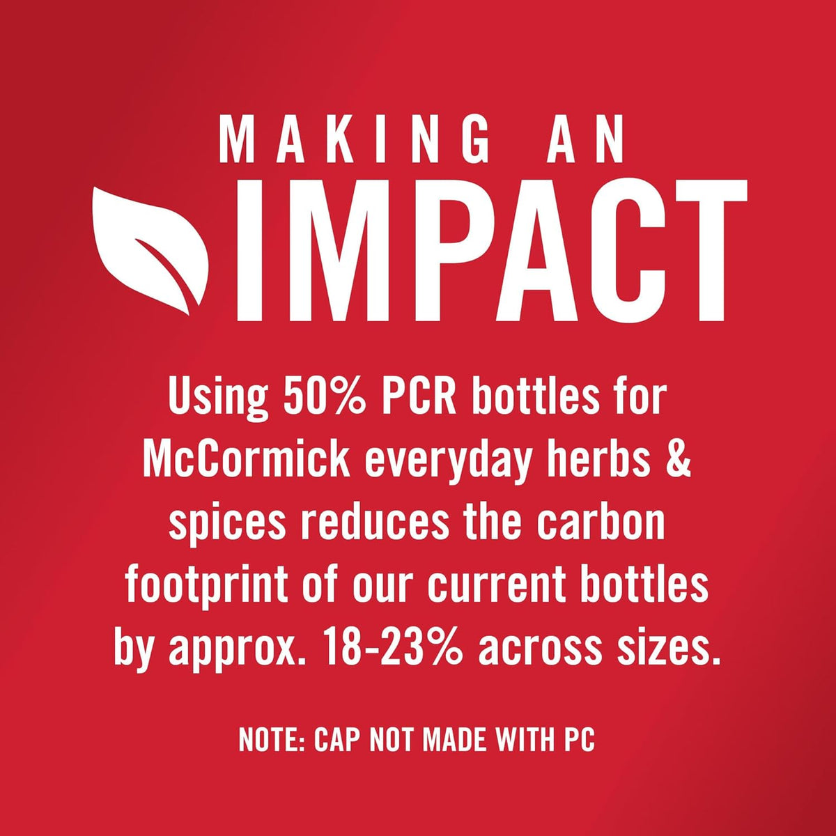 McCormick Coarse Ground Black Pepper – Recycled Bottle Coarse Pepper for Intentional, Less-Is-More Cooking