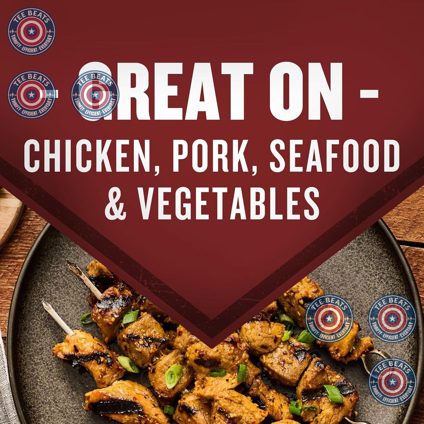 McCormick Grill Mates Pineapple Teriyaki Grilling Seasoning for Camping Trips and Deck Cookouts, Shake-On Teriyaki Flavor for Meat and Veggies
