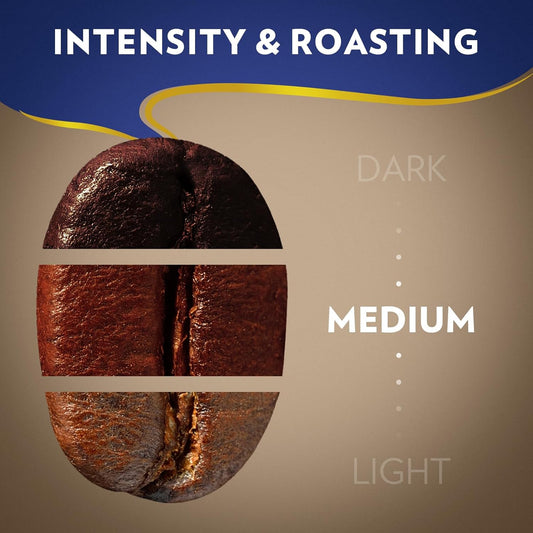 medium espresso roast level balanced for boldness and smoothness