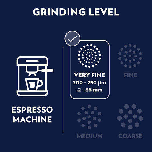 medium espresso roast optimized for espresso machines and also available in a filtro grind variant for drip/filter