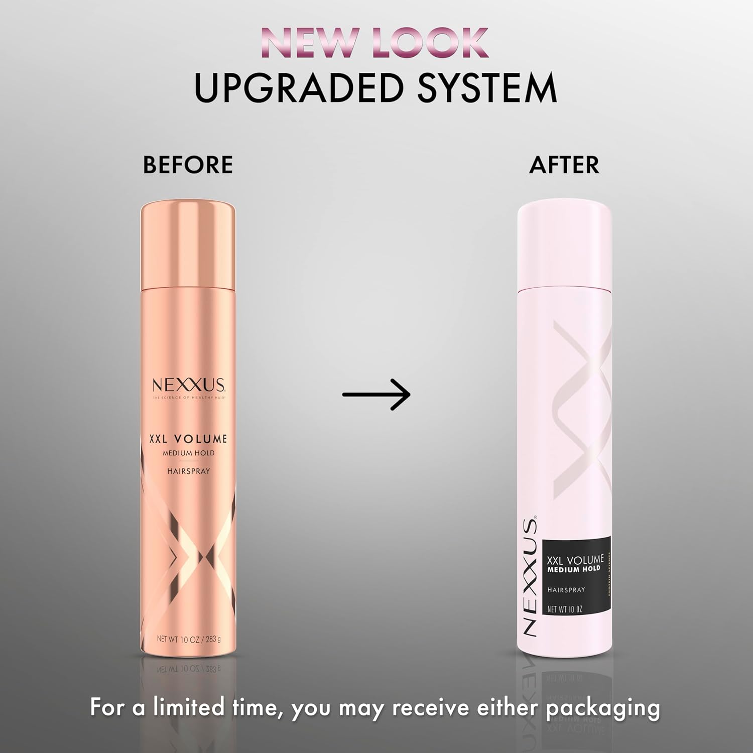 medium, flexible hold with glossy shine finish and no stiffness or crunch