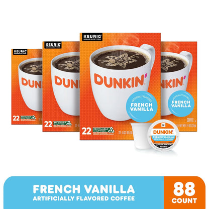 medium roast coffee with artificial french vanilla flavoring