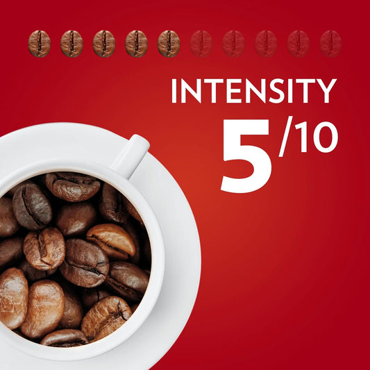 medium roast with a 5/10 intensity rating