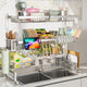 Silver - 26.3"- 37.4"L x 11.8"W x 33.5" - 37.4"H