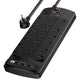 6 Ft - Black(18 Outlets)