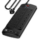 10 Ft - Black(18 Outlets)