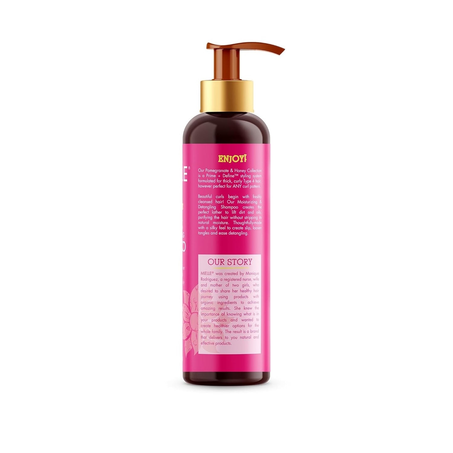 Mielle Organics Pomegranate & Honey Shampoo – Thoughtful Birthday Gift for Women with Curly Natural Hair