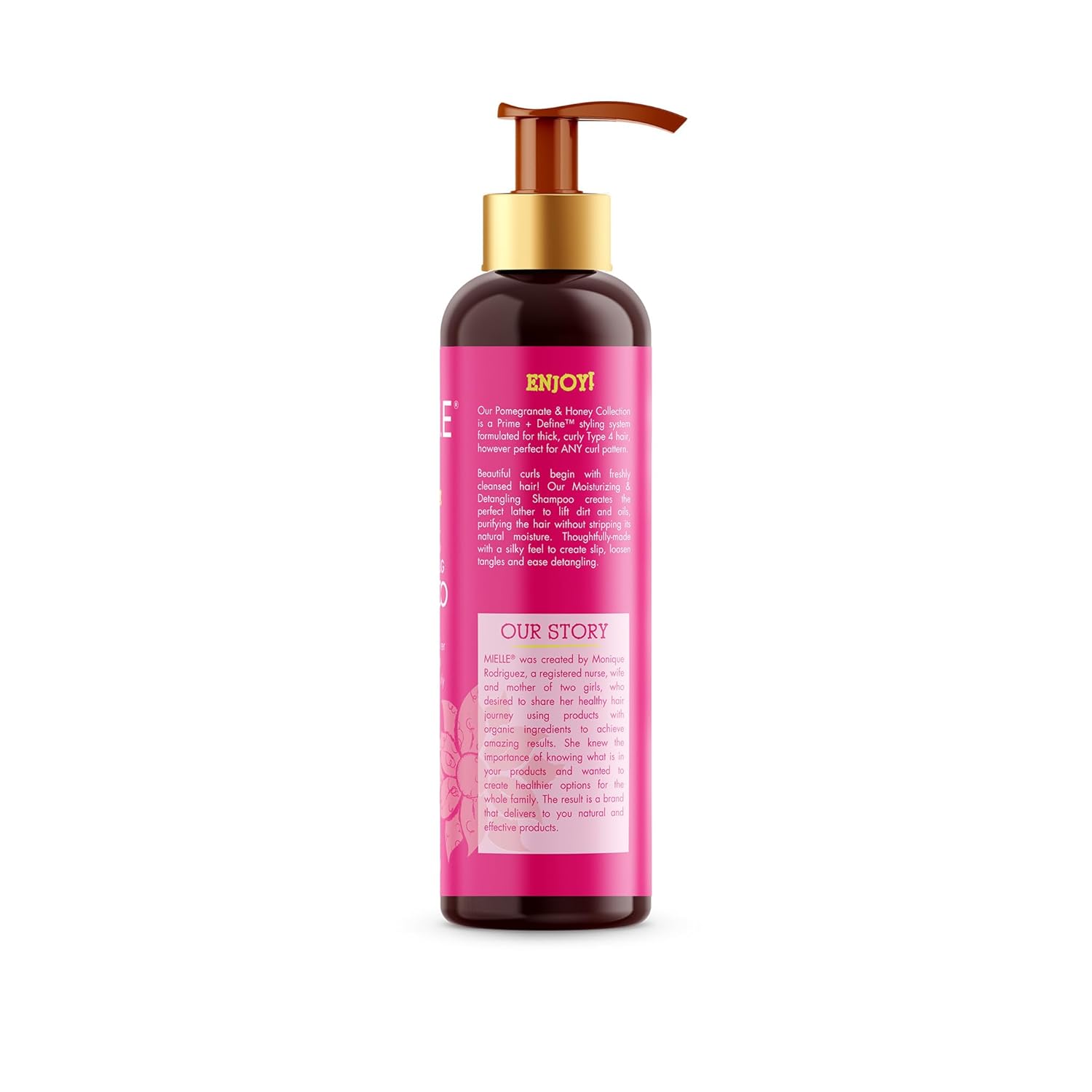 Mielle Organics Pomegranate & Honey Shampoo – Thoughtful Birthday Gift for Women with Curly Natural Hair