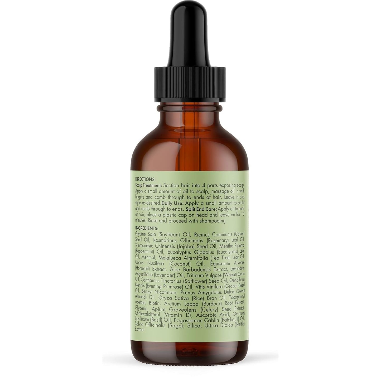 Mielle Organics Rosemary Mint Scalp Oil – Nightly Self-Care Ritual for Dry, Flaky Scalp Relief