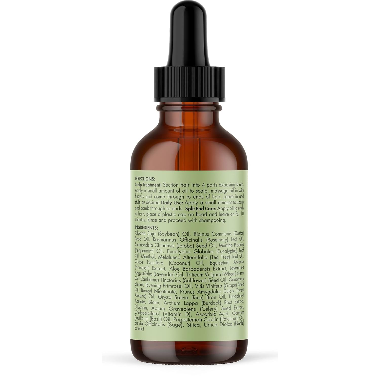 Mielle Organics Rosemary Mint Scalp Oil – Nightly Self-Care Ritual for Dry, Flaky Scalp Relief
