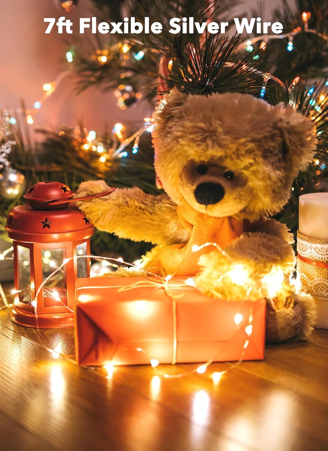 Minetom LED Fairy Lights – Battery Operated String Lights Gift Set for Housewarming, Valentine's Day, and Holidays