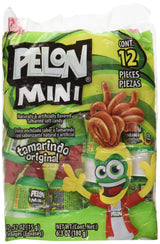 Pelon Pelo Rico Tamarind Squeeze Candy Bulk Pack – 5 Calorie Servings for Lighter Snacking Routines