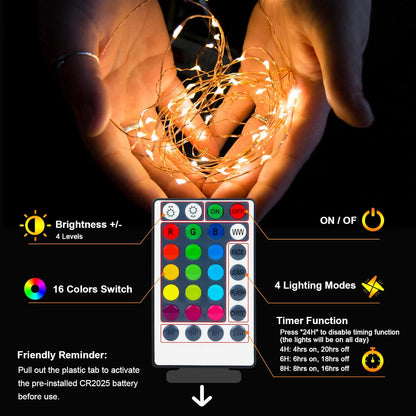 Minimax Nursery String Lights – Child Safe Color Changing LEDs with Auto Shutoff for Playroom