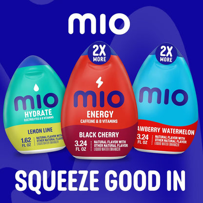 mio Orange Tangerine Squeeze Bottle – Stay Focused and Hydrated Through the Workday Anywhere