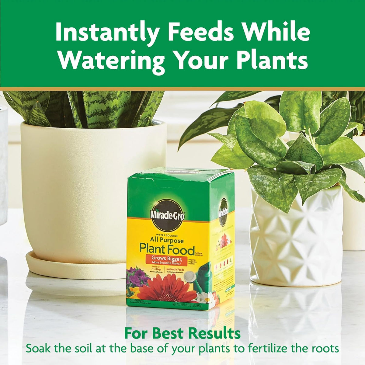Miracle-Gro All Purpose Plant Food – Affordable Gift for Plant Lovers Celebrating Housewarmings, Birthdays, and the Holidays