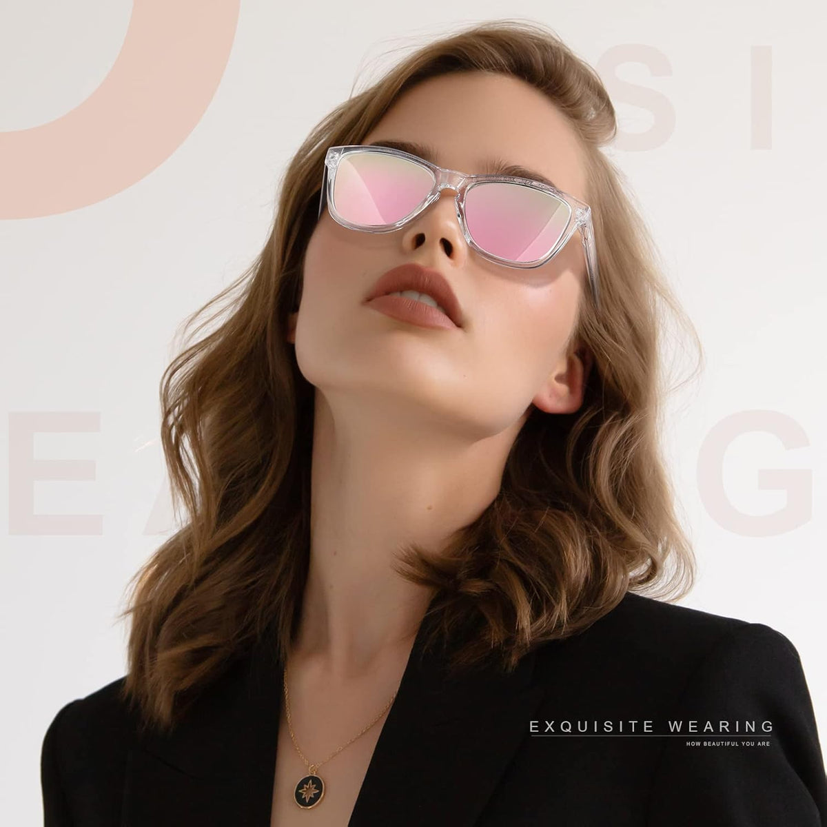 mirrored lens coating for enhanced privacy and bold fashion statement