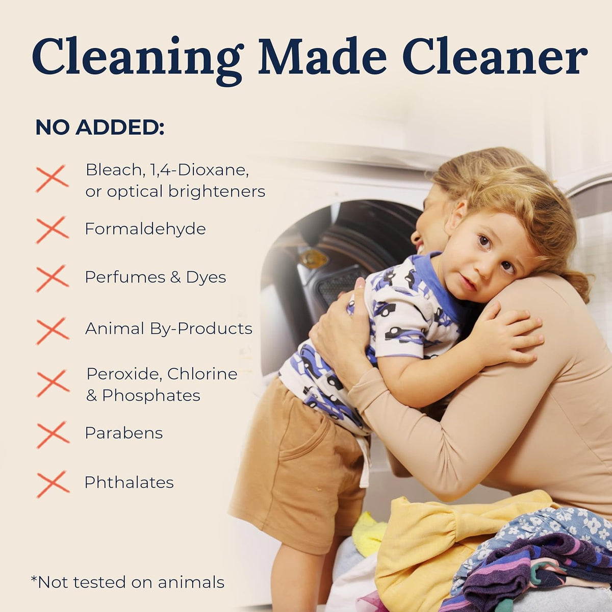 Miss Mouth's Messy Eater Travel Laundry Detergent Sheets for Hotels and Airbnbs, TSA Friendly Size