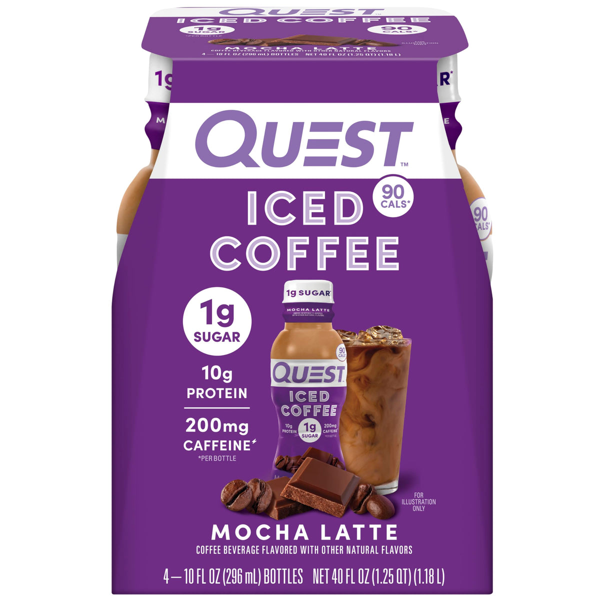 Mocha Latte - 2.5 Fl Oz (Pack of 4)