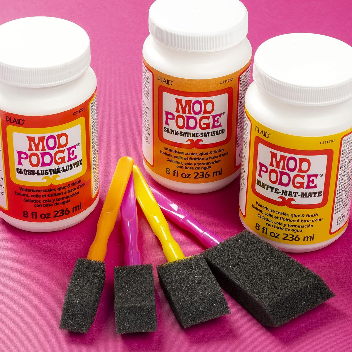 Mod Podge Matte Craft Glue & Finish Gift for the DIY Friend, Non-Toxic Made in USA