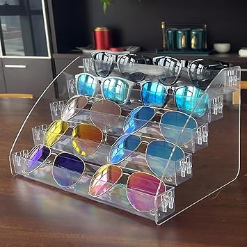 Modenza Clear Acrylic Nail Polish Holder – Thoughtful Birthday Gift for Her, Vanity Organizer for Mom