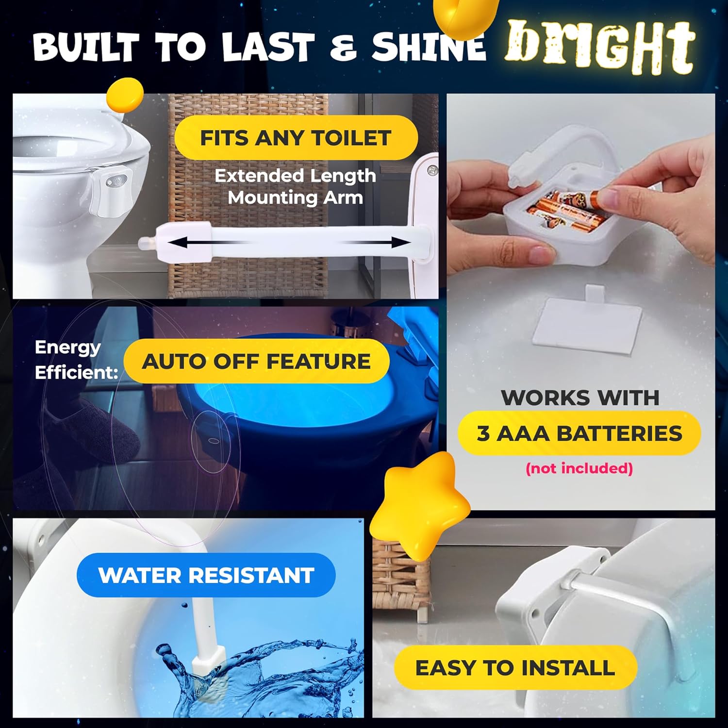 moisture-resistant abs plastic construction