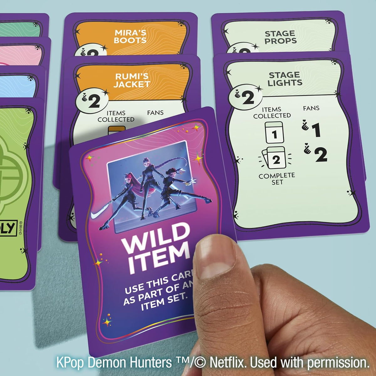Monopoly Deal: KPop Demon Hunters Card Game – Birthday Gift for KPop Fans Ages 8 and Up, Ready to Gift